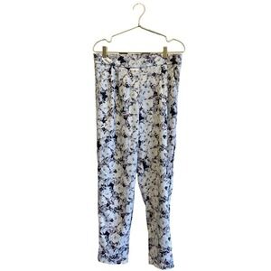 Mercer & Madison Floral Print Casual Pants Lightweight Comfy‎ Size M 0081